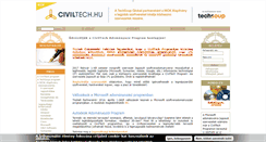 Desktop Screenshot of civiltech.hu